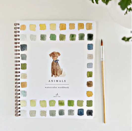 Animals Watercolor Book